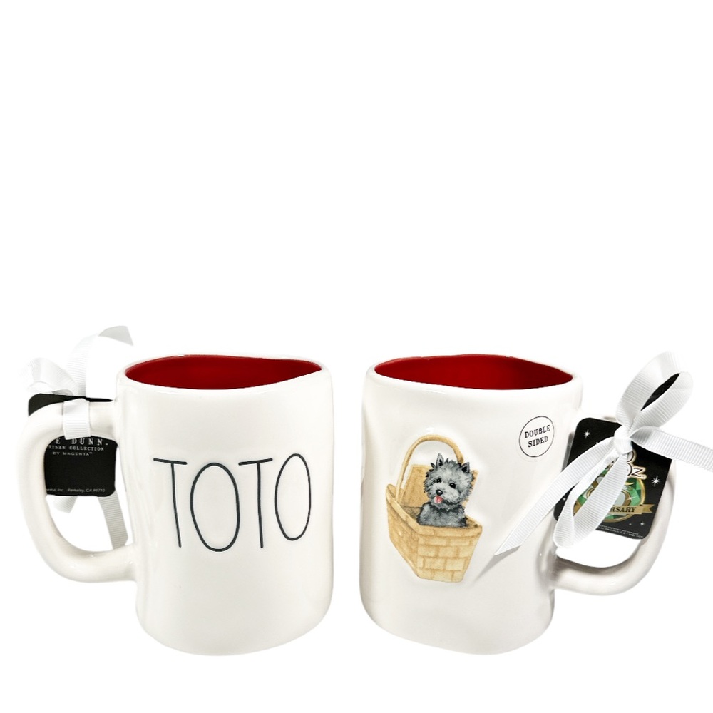 NEW Rae Dunn/Wizard of Oz TOTO Double Sided Mug